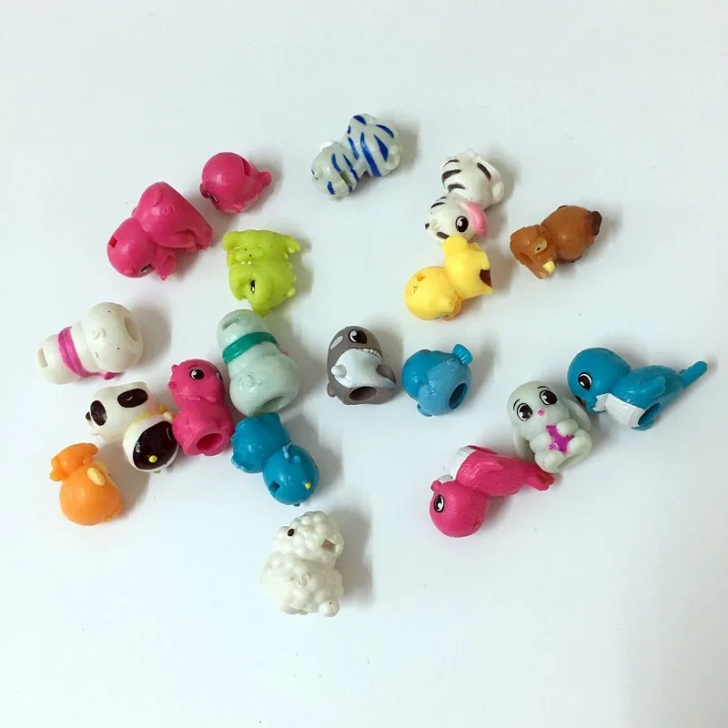 20 Pcs/lot Cute Mini Animal Capsule Toys 2cm 2.5cm Kids Cartoon Small