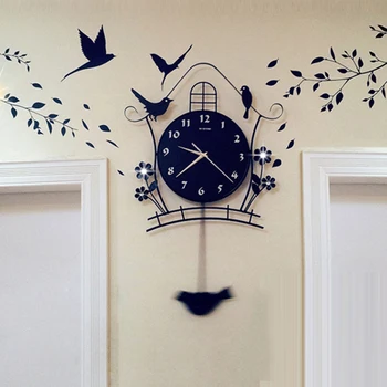 

Modern decor Nordic creative wall clocks farmhouse decor large wall clock home decor wall sticker clocks free shipping