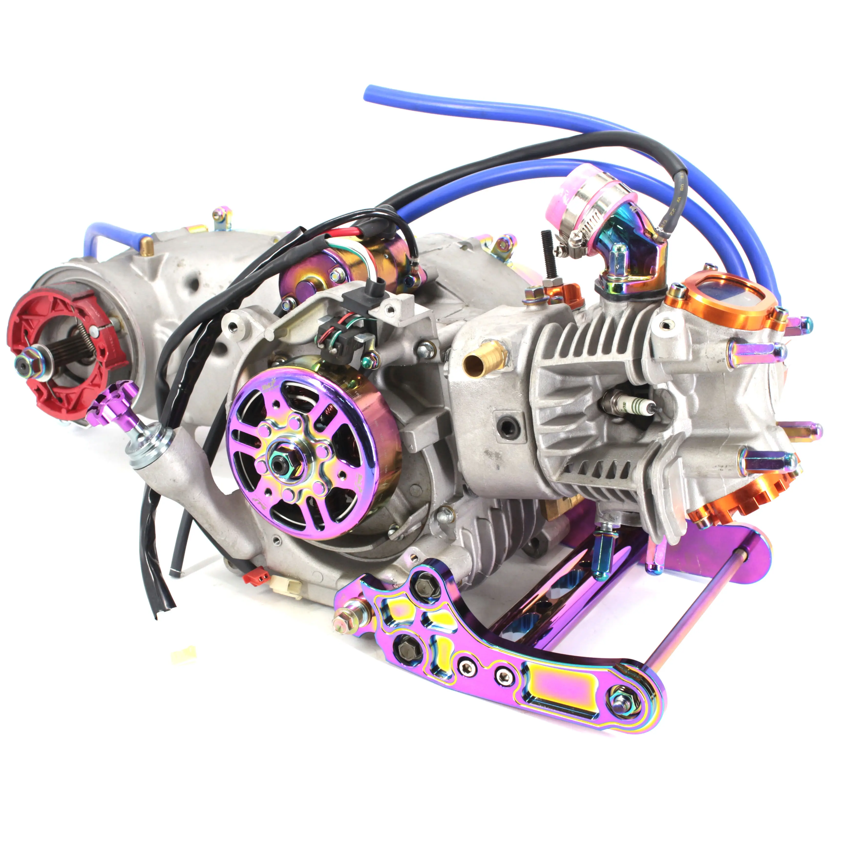JOG100 AXIS100 двигатель 180сс RS100 головка 4 клапана 19 21 коленчатый вал 6 мм гоночный