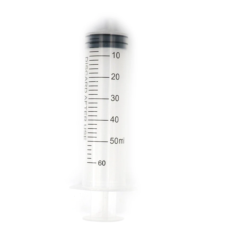 Дешевый 1 шт. одноразовый пластиковый измерительный шприц питательный стерильный гидропонный шприц пробоотборник - Цвет: 50ml