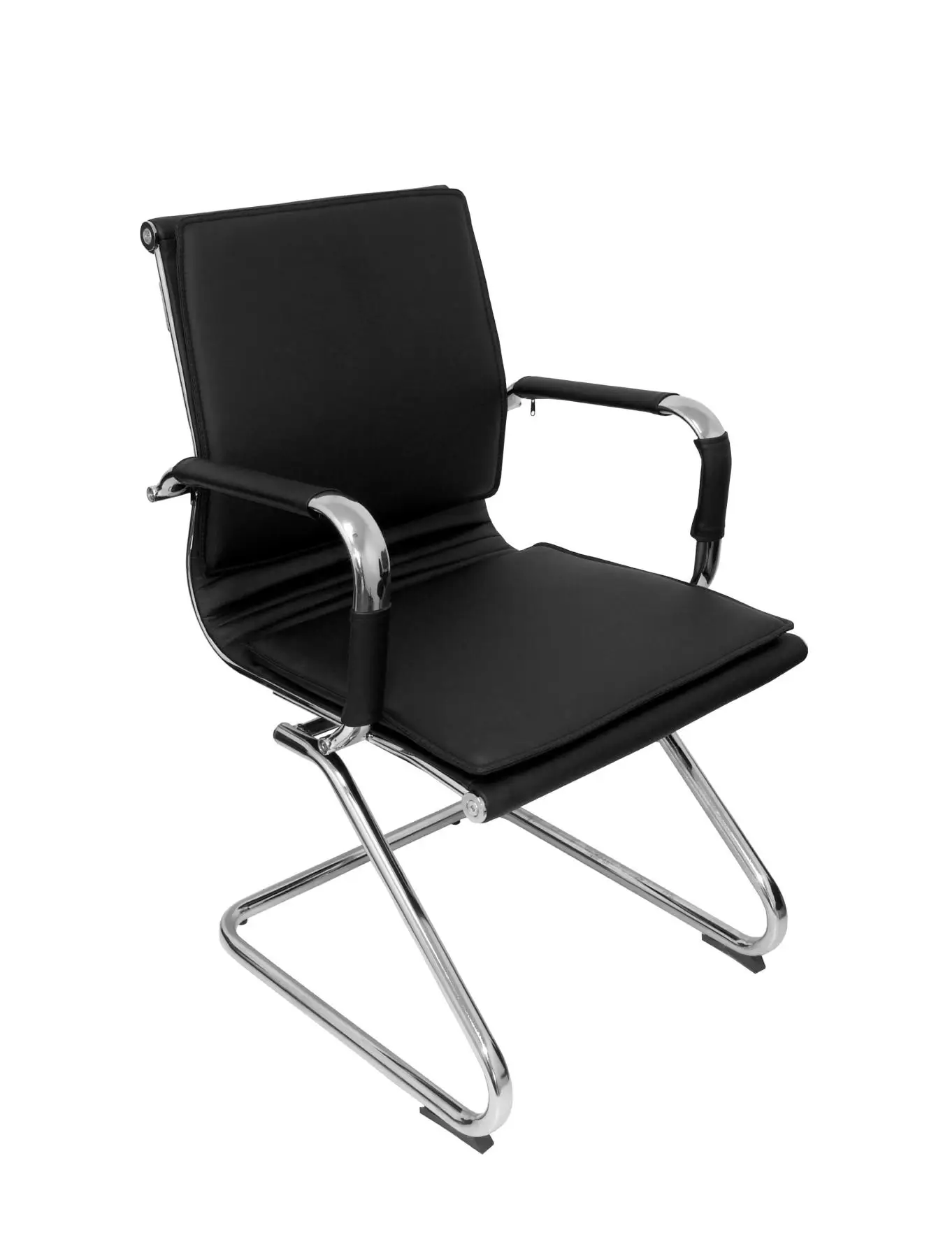 مكتب كرسي مريح المقربات/الانتظار مع تزلج كروم يصل مقعد و مساندة منجد في similpiel اللون NEG مكتب كرسي مريح المقربات/الانتظار مع تزلج كروم يصل مقعد و مساندة منجد في similpiel اللون NEG