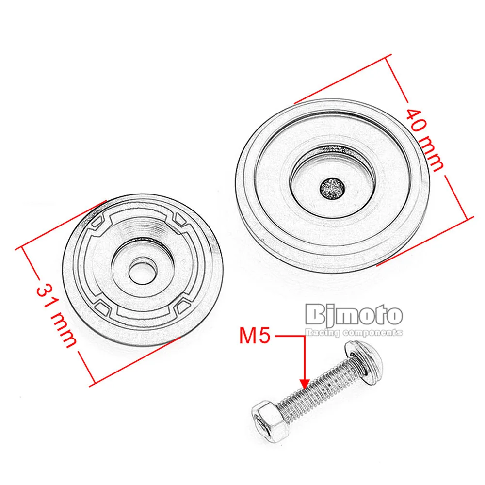 Motorcycle CNC Aluminum Frame Hole Cap Cover With Screws Moto Fairing Guard Accessories For Kawasaki z900 2017 2018 z 900 (10)