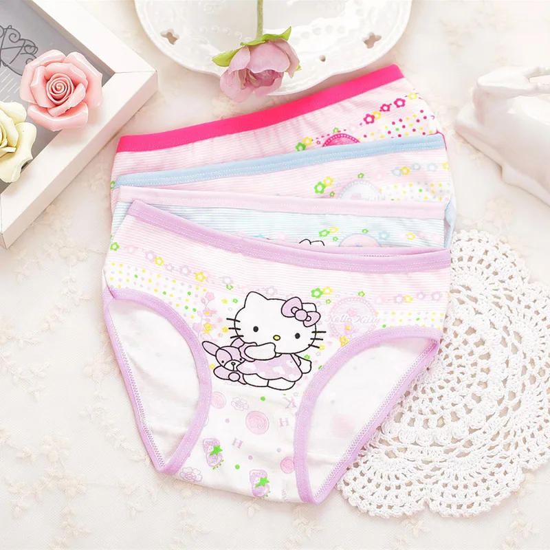 4 шт./Лот Детские брифы|girls underwear|girls cartoon underweargirl underwear lot |