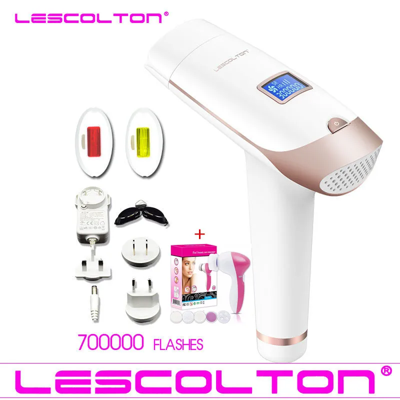 Лазерный эпилятор lescolton 1000000 раз, 4 в 1, Эпилятор IPL, эпилятор для удаления волос с ЖК-дисплеем, лазерное постоянное бикини