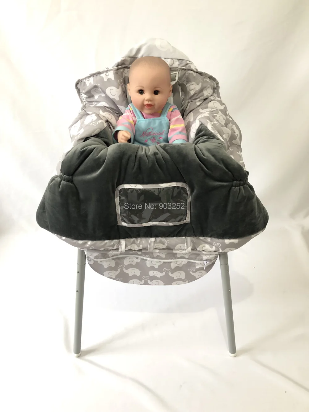 2-In-1 Baby Shopping Cart Cover &Amp; High Chair Covers 18 Chair And Sofa Covers