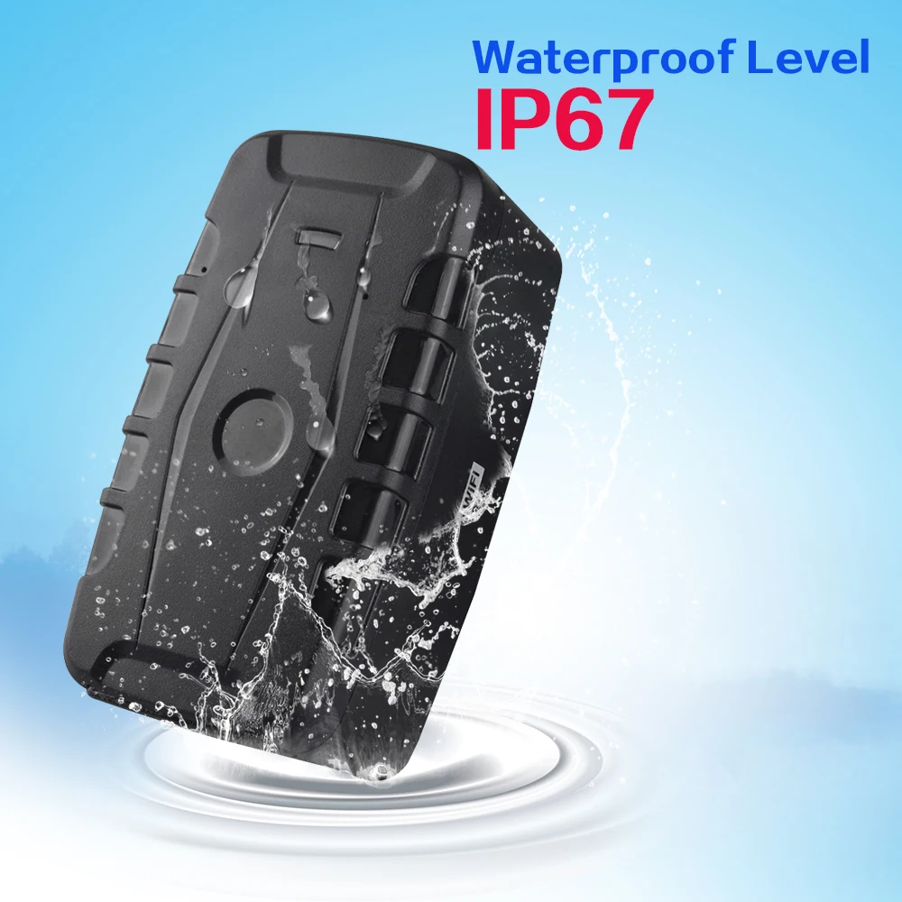 

GPS Vehicle Tracker LK209C Waterproof Car Locator Remoting Monitoring Device 20000 mAh long battery life History-trace checking