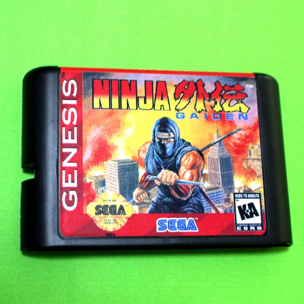 Игровой картридж Ninja Gaiden 16 бит игровая карта MD для Sega Mega Drive Genesis|16 bit|md game16 bit md |