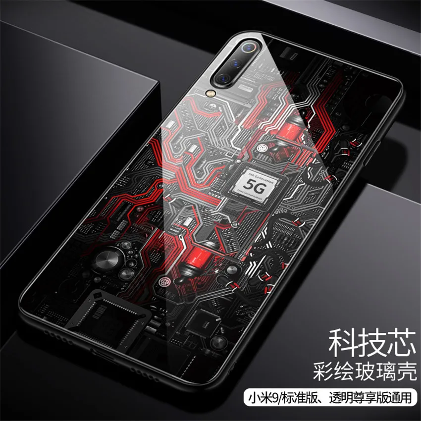 Case for Xiaomi Mi 9 Explore Xiaomi Mi 9 SE Tempered Glass Case for Xiaomi Mi 9 Mi9 Case Aixuan Original mi 9 SE Cover (11)