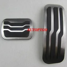 Não-slip Auto Car Pé Pedal Pad Capa Fit Gas Pedais Do Freio Uso Para Ford Explorer 2014 2015 2016 2017 Pedal Footplate 2 pcs