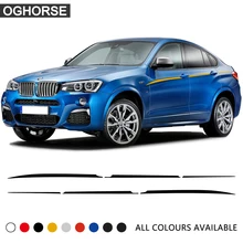 M Performance Car Styling Accent Stripes Side Stripe Body Graphics Vinyl Waist Line Decals Stickers for BMW X4 F26 Accessories