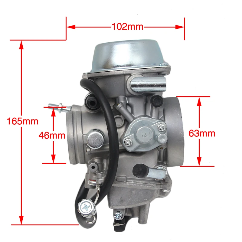 ZSDTRP PD42J 42 мм вакуумный карбюратор чехол для Yamaha honda и других 400cc до 700cc гоночный двигатель