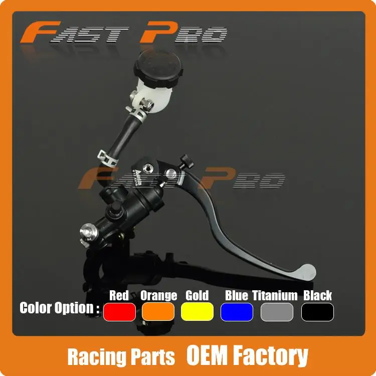 

Billet CNC Hydraulic Brake Clutch Lever Master cylinder Motorcycle Scooter ATV Quad Dirt Pit Bike 17.5X18 Pot