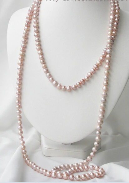 

ddh003488 67" long Genuine 8-9mm Purple FW Pearl necklace 28% Discount