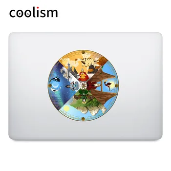 

Last Airbender Avatar Laptop Sticker for MacBook Decal Air Pro Retina Touch Bar 11 12 13 15 inch Mac Surface Book Skin Decal