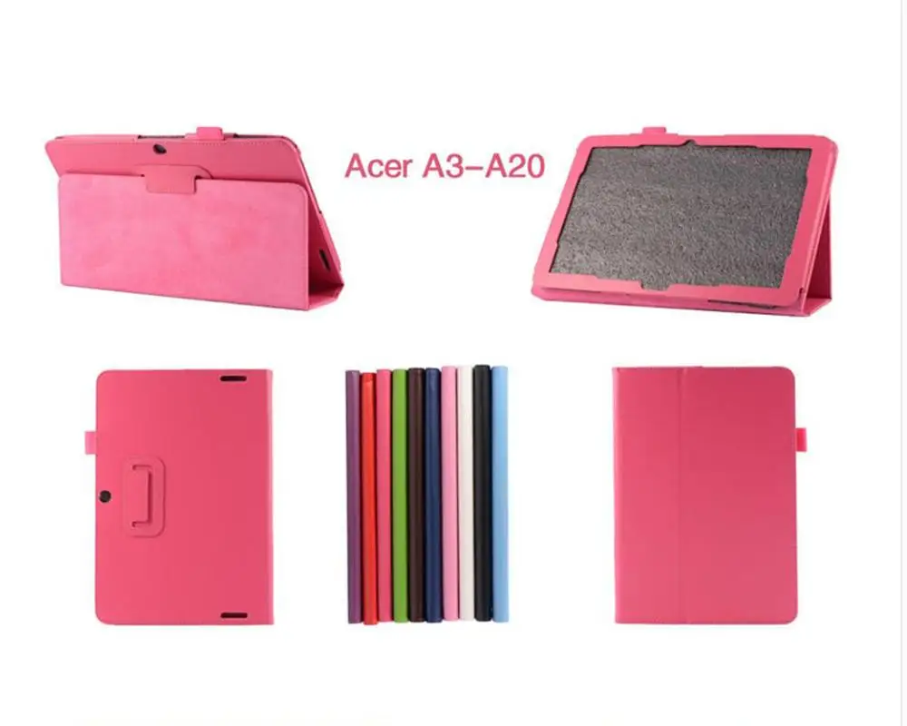 

Lichee Pattern PU Leather Stand Case Cover For Acer Iconia A3-A20 10.1