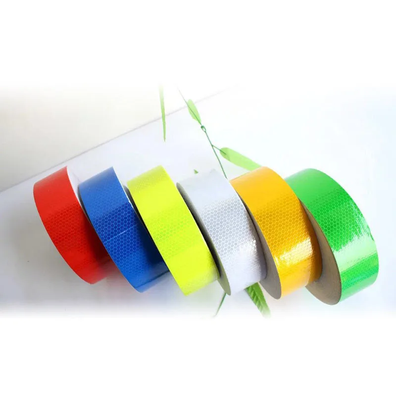 

Polyethylene terephthalate Wheel Sticker Reflective Rim Stripe Tape Adhesive Cellular Reflective Cross-Border Explosion Models