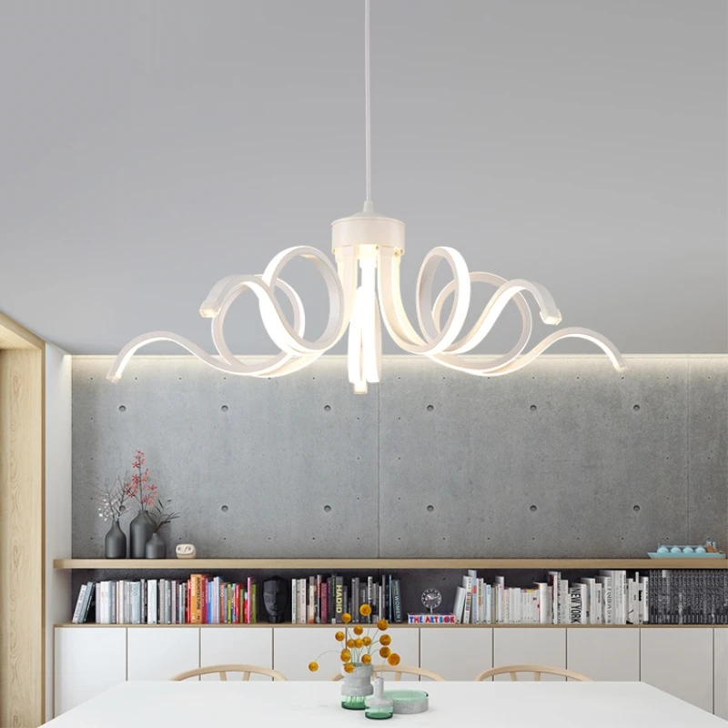2018 современная простая светодиодная люстра светильник ing Lustre лампа для спальни