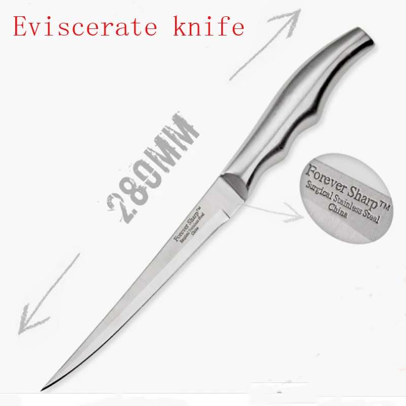 Free Shipping LD Brand Stainless Steel Kitchen Fillet Knife Eviscerate Fish Sculpture Knife Japanese Style Osteotome