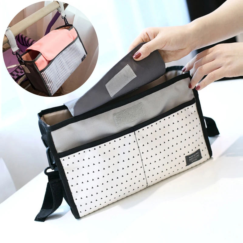 

Fashion Baby Stroller Organizer Diaper Bag Mummy Travel Nappy Bags Large Storage for Pram Baby Carriage Stroller Accessori
