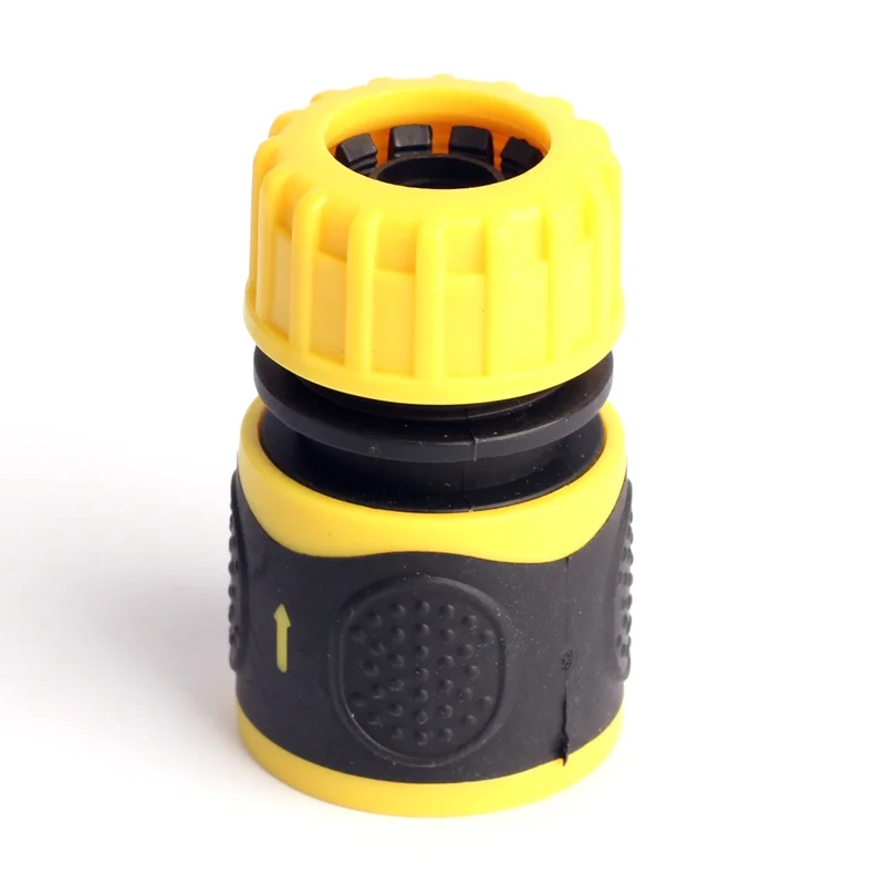 

1/2" Garden Water Hose Fast Connectors Rubber Cover Irrigation Pipe Fittings Easy Install Durable Watering Gun Pipe Repair Joint
