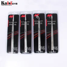 Коррозионностойкий промышленный пинцет изогнутый+ Прямая законцовка прецизионные нержавеющие щипцы для ремонта телефонов наборы инструментов