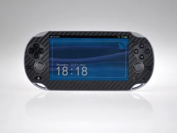 

Black Carbon Fiber Carbon Fiber Vinyl Skin Sticker Protector for Sony PS vita PSvita PSV 1000 skins Stickers for PSV1000