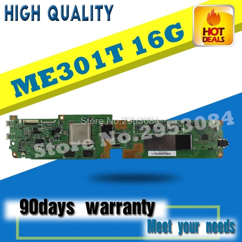 

Original Mainboard for Asus ME301T 16GB SSD solid state hard disk entertainment tablet PC motherboard test Motherboard
