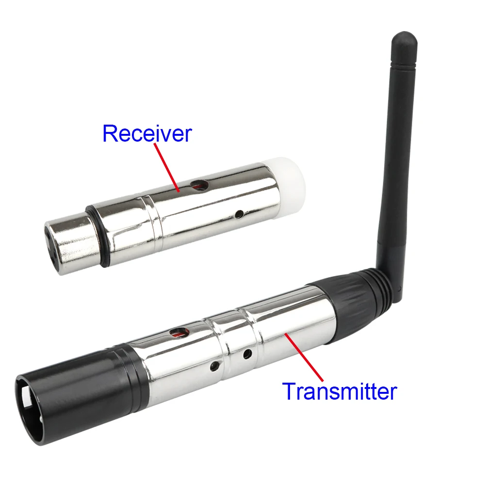 

DMX512 Wireless Lighting Receiver Transmitter 2.4G Communication distance 300M RGB Light Controller for Stage Effect Controller