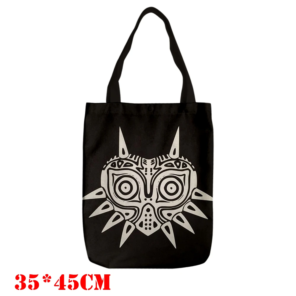 

Eshop Game The Legend of Zelda Canvas Single Shoulder Bag Casual Eco Foldable Reusable Laptop Shopping Bags Book Girl Backpacks