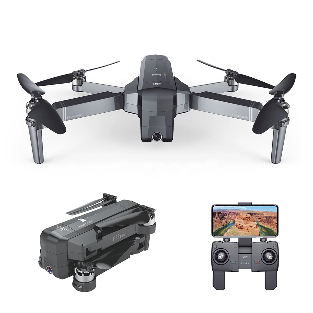 Обновленный мини Дрон 3 7 в 300 мАч SJ RC F11 PRO 5G Wifi FPV GPS бесщеточный с 2K камерой следуй