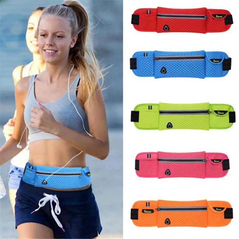 

2019 High Quality Brand New Women Sports Running Bag Waist Pocket Bum Bags Cycling Jogging Travel Pack Holiday Wallet