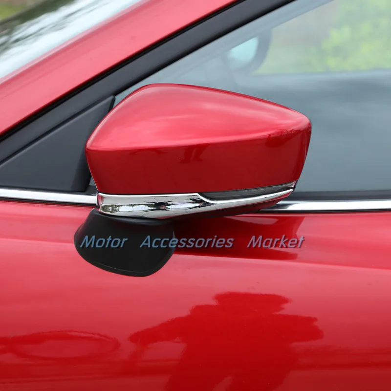 Новая хромированная отделка зеркала заднего вида для Mazda 3 M3 Axela 2017 2018 седан