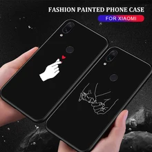 Encantadora funda patrón TPU para Xiaomi mi 9 mi 8 A2 Lite mi 9 6X Pocophone F1 Slim mate de silicona Fundas Capa rojo mi nota 7 6 Pro(China)