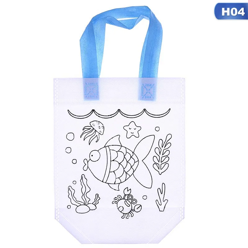 1pc For Children DIY Drawing Craft Color Bag Children Learning Educational Tools With A Safe Watercolor Pen For Baby Gifts