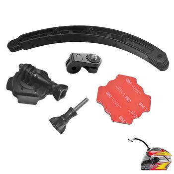 

360D Rotating Helmet Mount+Extension Arm+3M Adhesive Sticker For Sony Action Cam HDR AS20 AS15 AS100V AS30V AZ1 AS200V FDR-X1000