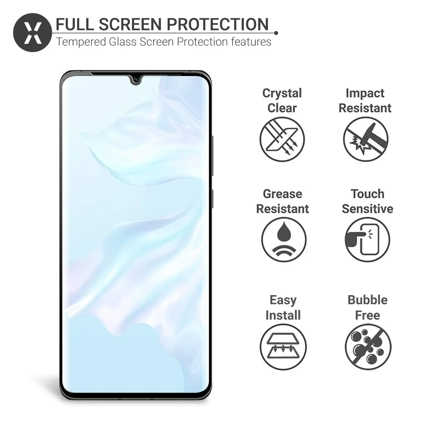 Чехол для Huawei p30 P40 pro чехол huawei p20 lite P smart 2019 plus + Z P10 закаленное стекло защиты