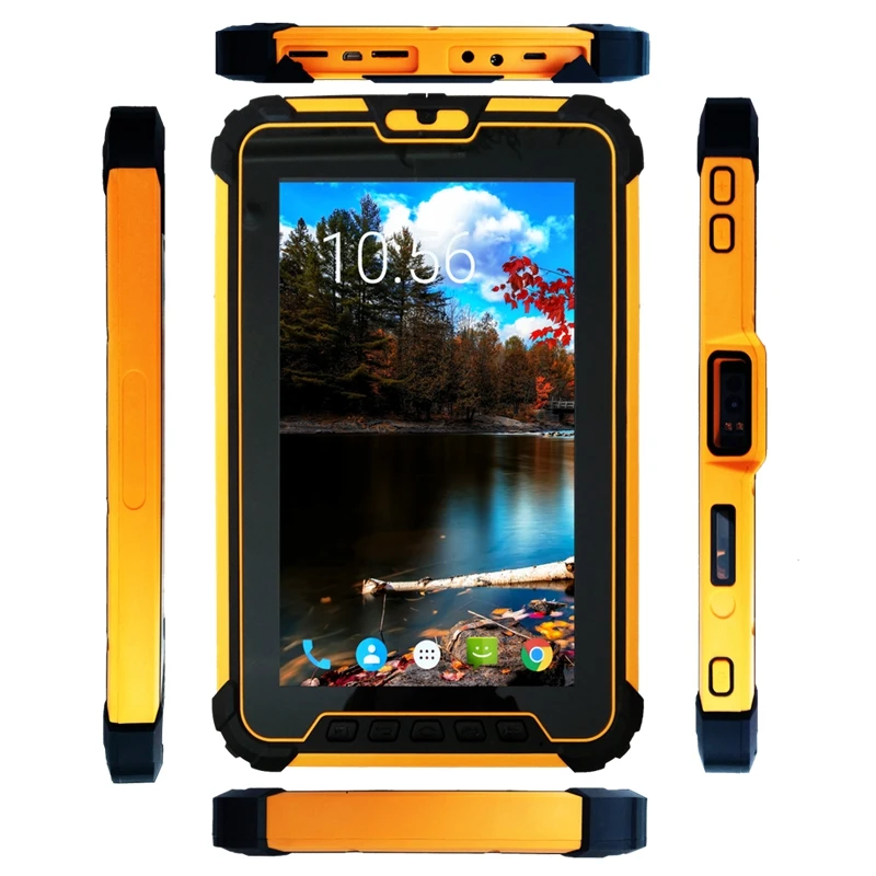 8 inch Android 7.1 Rugged Tablet PC with 8core CPU RAM 4GB ROM 64GB 400 NITS brightness H1920 V1200 resolution Free Shipping