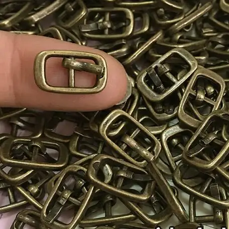 

20pcs doll mini buckle pocket ultra-small pin buckle doll costume hardware pin adjustment buckle 6mm