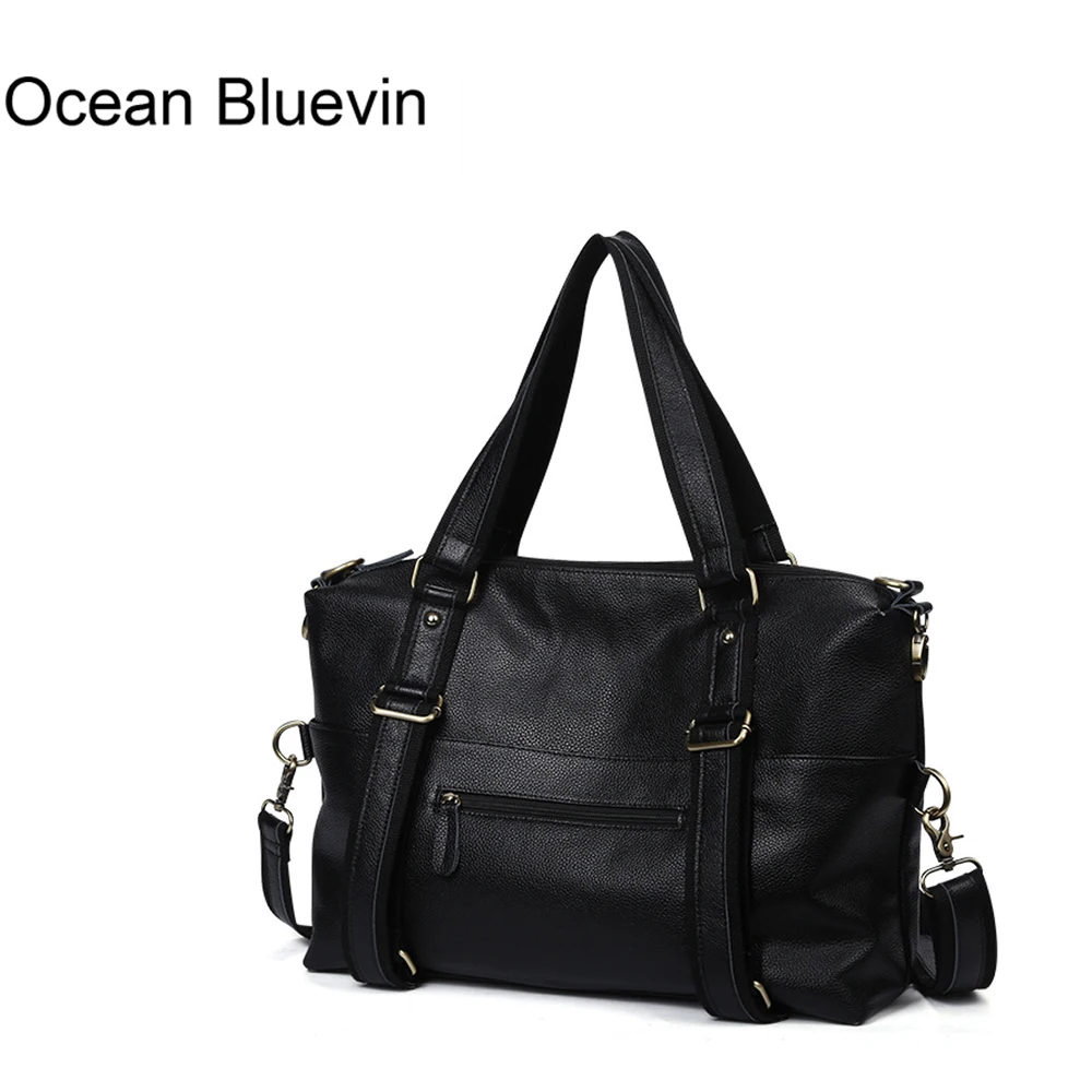 Special  OCEAN BLUEVIN Genuine Leather Bag Business Handbags Cowhide Men Crossbody Bags Men's Travel Bags To