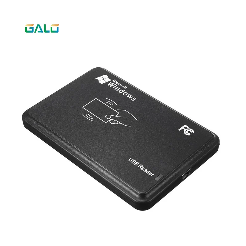 USB RFID ID Бесконтактный бесконтактный считыватель смарт-карт EM4001 EM4100 Windows 125 кГц