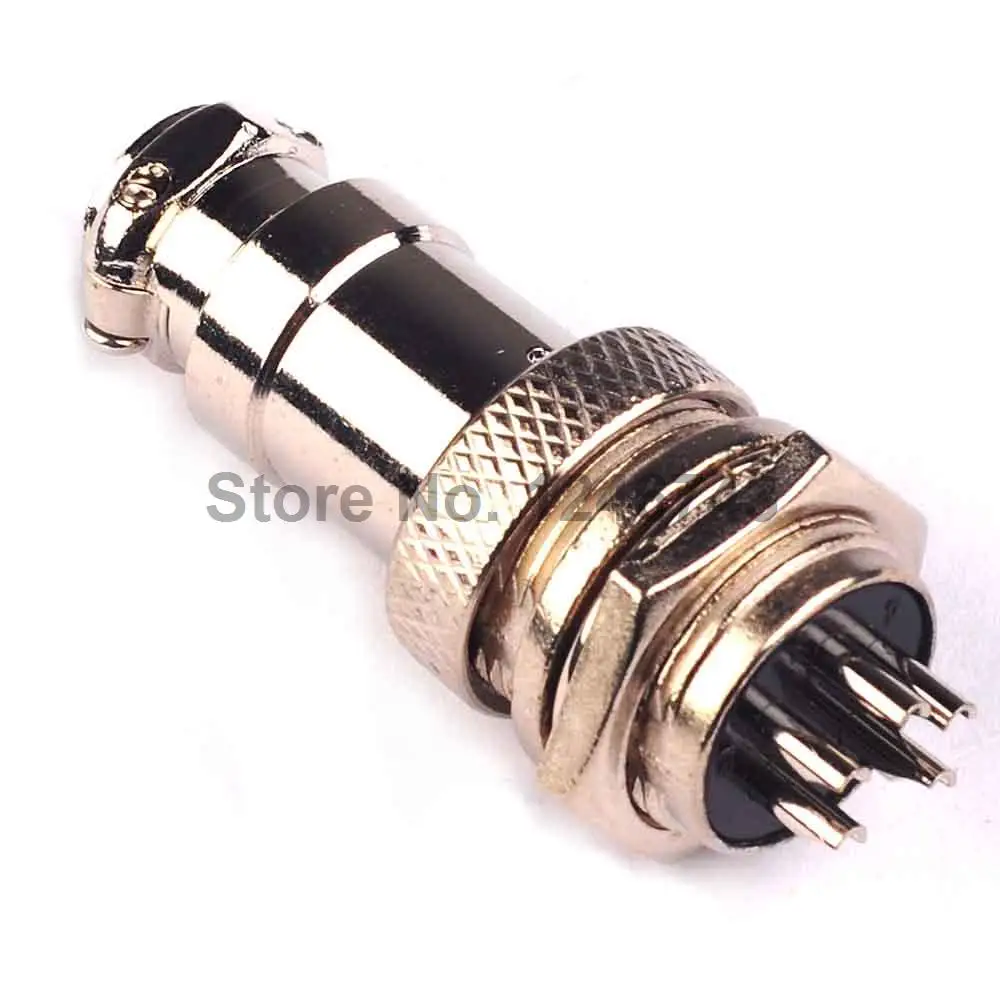 

3PCS Gx16-5P Aviation Plug Core Air Outlet Trepanned 16mm Connector Device Connector Air Plug