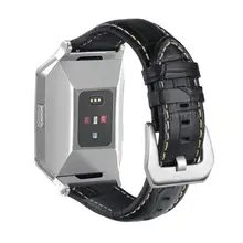 Роскошные кожаные ремешки Сменные аксессуары браслеты ремни для Fitbit Ionic Прямая nov6