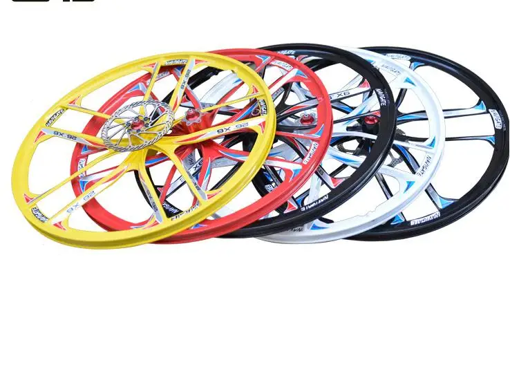 Дисковые велосипедные колеса 26/27.5*1 95 MTB 26er 26 дюймов квт. шпиндель с 4 подшипниками