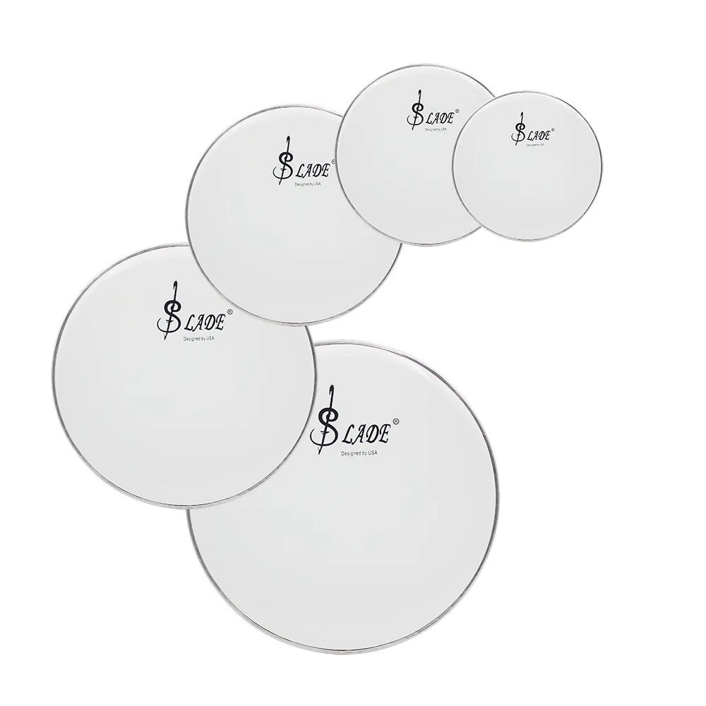 

1 Set of Percussion Accessories, White Drums, Special Drums, Imported Polyester Film