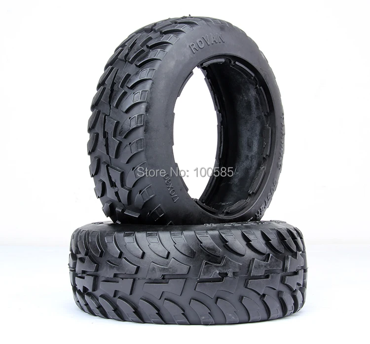 Free Shipping Onroad Baja Tyres 2pcs/pair Front for 1/5 hpi km rv baja