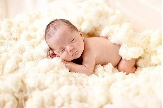 Милый модный реквизит для фотосъемки новорожденных белое одеяло большая сфера