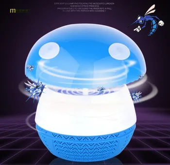 

1PC Mushroom Electronic Mosquito Killer LED Socket Lamp Anti New Moth Bug Zapper Stinger Insect Killer Trap Night Lampl OK 0367
