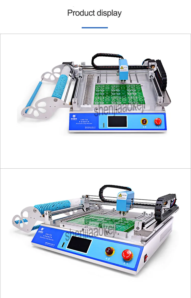 CHM-T36 Электрический небольшой размещение машина автоматический умный SMT embeded IPC desktop палочки место машина 220 В/110 В (60 Гц/50 Гц)