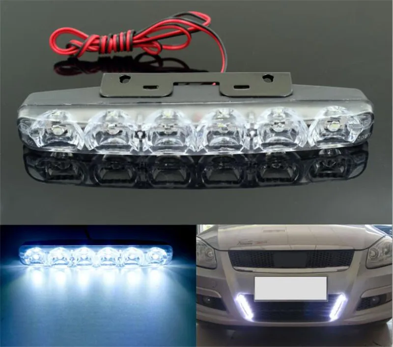 СВЕТОДИОДНЫЙ Автомобильный дневный ходовой светодиодный светильник s drl DC 12 В автомобильный противотуманный светильник для вождения супер яркий Автомобильный светодиодный DRL для всех автомобильных аксессуаров