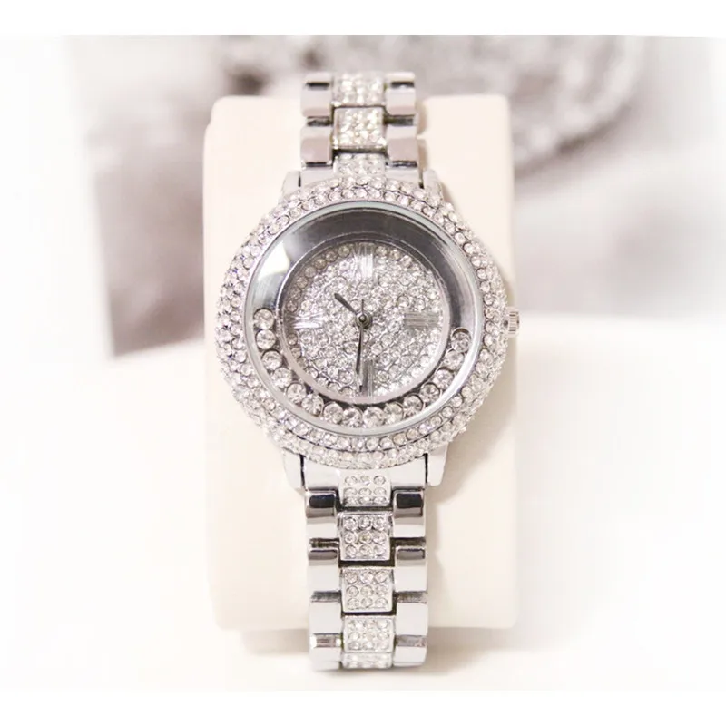 

Full Rhinestone Women's Quartz Watch High-end Custom Alloy Chain Watch Full-drill Women's Watch Fashion Custom Watch